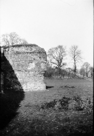 BURGH CASTLE FORT S.TOWER WITH CHURCH IN WOOD